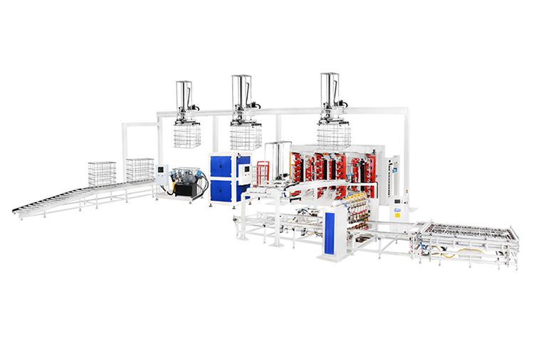 IBC Tote Cage Welding Line