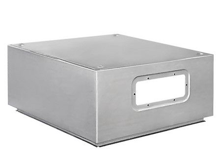 Sheet metal cabinet welding