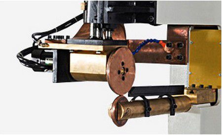 Straight seam welding wheel