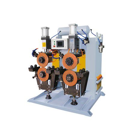 Wheel rim seam welding machine