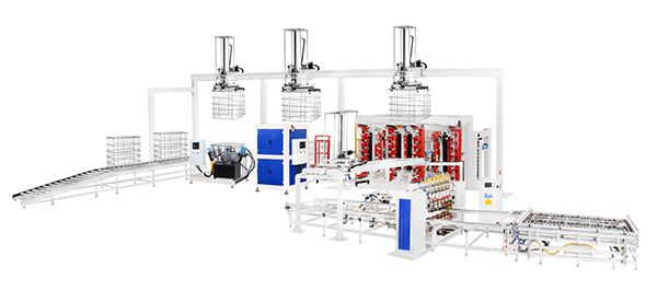 IBC Tote Cage Welding Line
