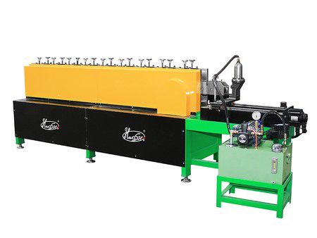 Steel edge trim straightening & cutting machine
