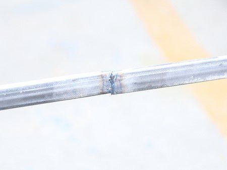 Steel edge trim butt welding machine