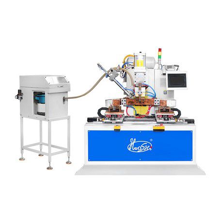 Automatic large nut spot welder