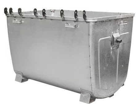 Metal trash can welding