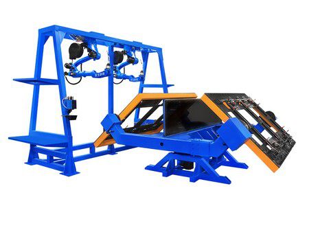Robotic MIG welding cell for scaffolding