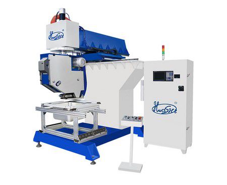 CNC surface grinding and polishing machine (for seam-welded sink)