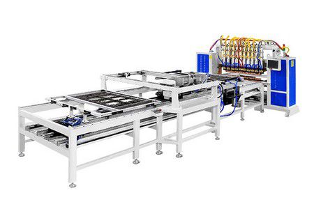 Automatic wire mesh panel welding machine