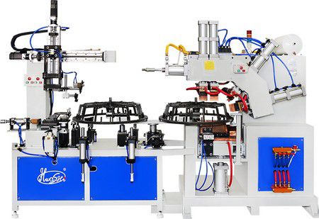Single-station fan guard welding machine